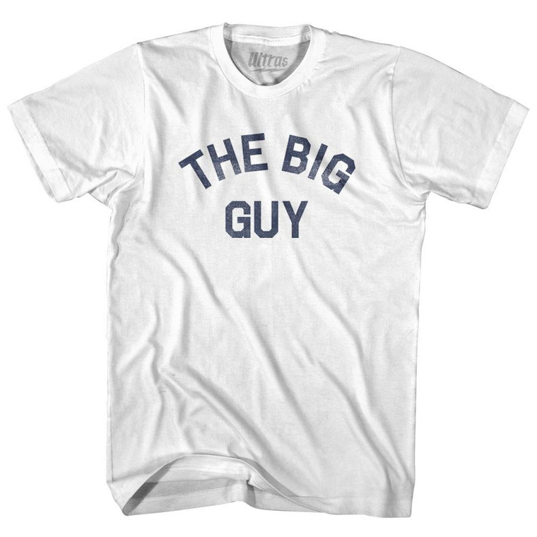 The Big Guy Adult Cotton T-Shirt - White