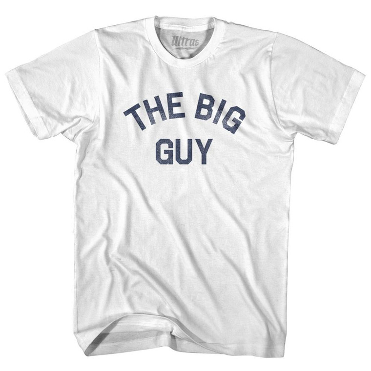 The Big Guy Womens Cotton Junior Cut T-Shirt - White