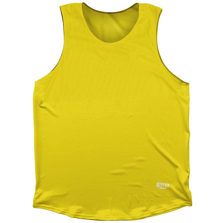 Lemon Yellow Athletic Tank Top - Lemon Yellow