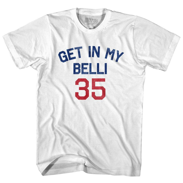 Get In My Belli 35  Youth Cotton T-Shirt - White