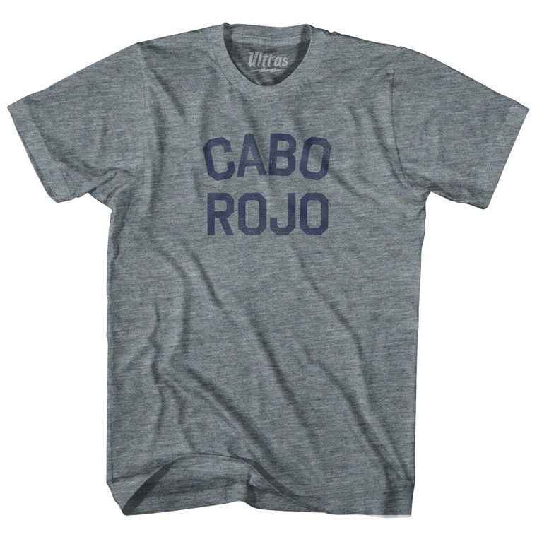 Cabo Rajo Womens Tri-Blend Junior Cut T-Shirt - Athletic Grey