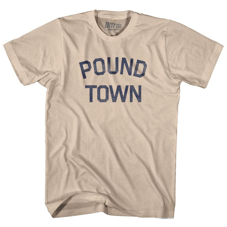 Pound Town Adult Cotton T-Shirt - Creme