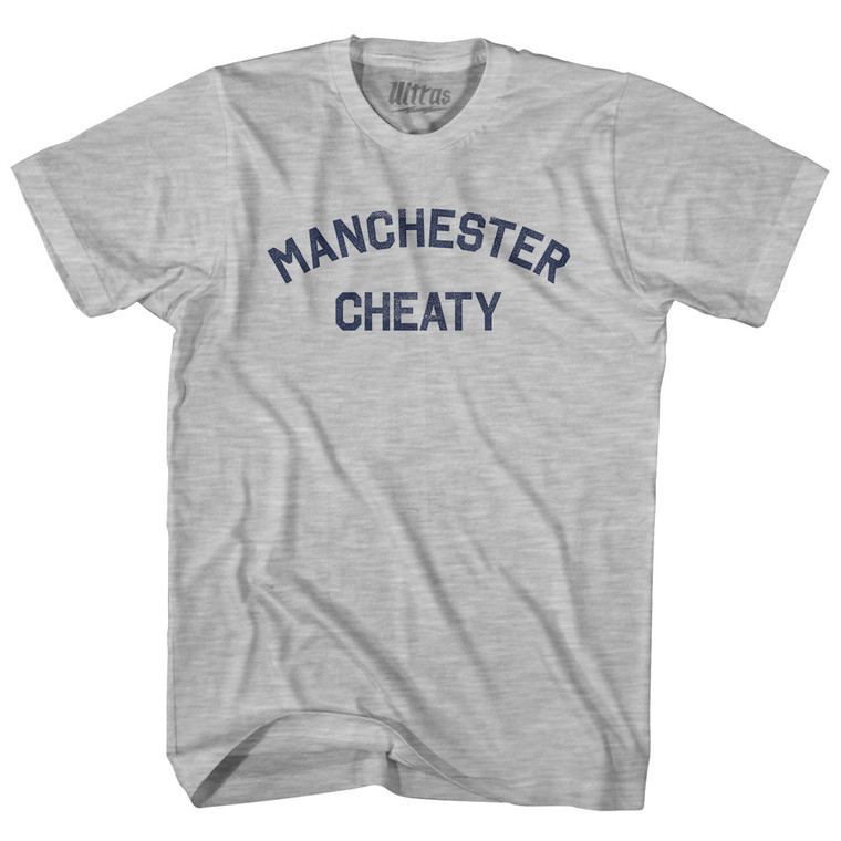 Manchester Cheaty Youth Cotton T-shirt - Grey Heather