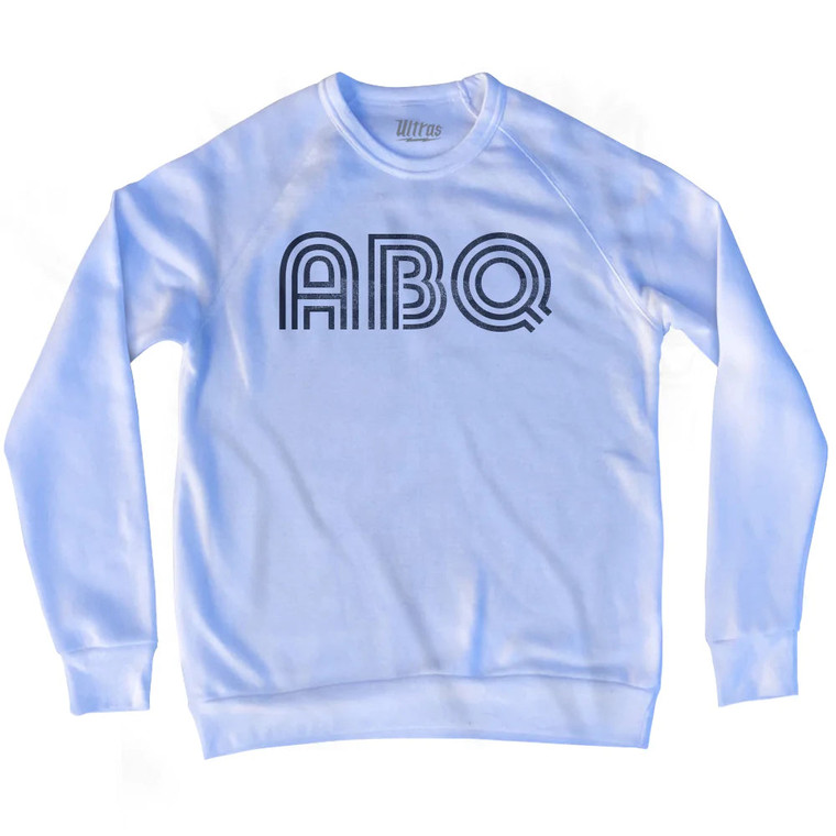 Albuquerque ABQ Airport Adult Tri-Blend Sweatshirt - White