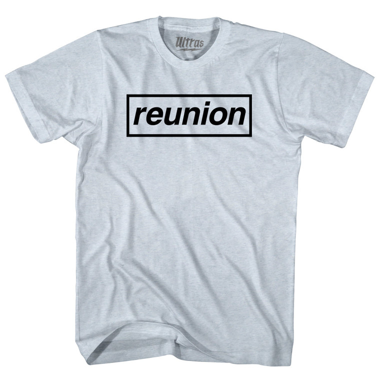 Oasis Reunion Black Art Adult Tri-Blend T-shirt-Athletic White