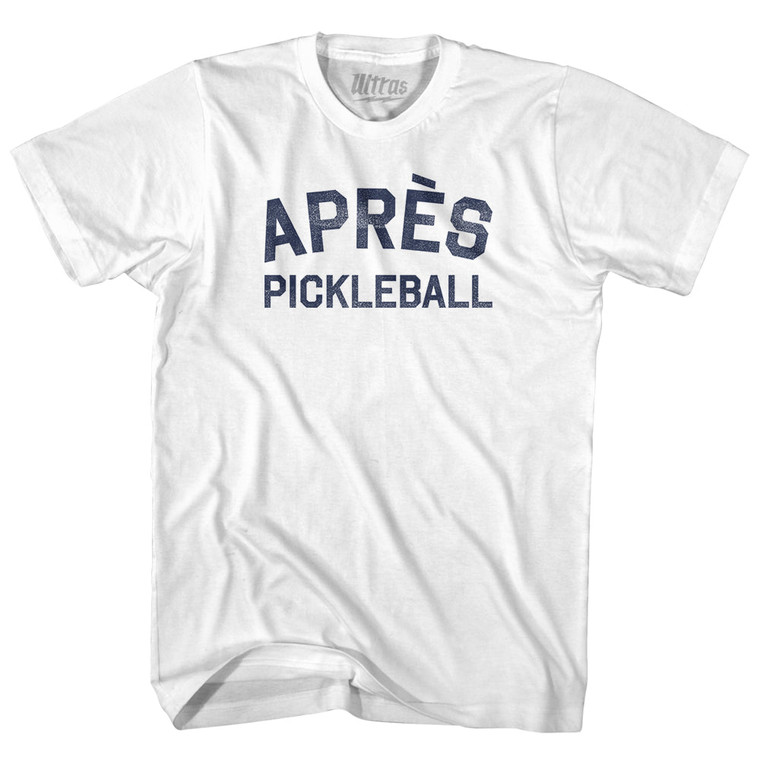 Apres Pickleball Youth Cotton T-shirt - White