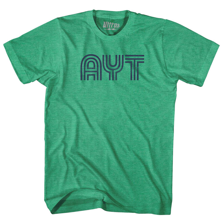 Antalya Airport AYT Adult Tri-Blend T-shirt - Kelly