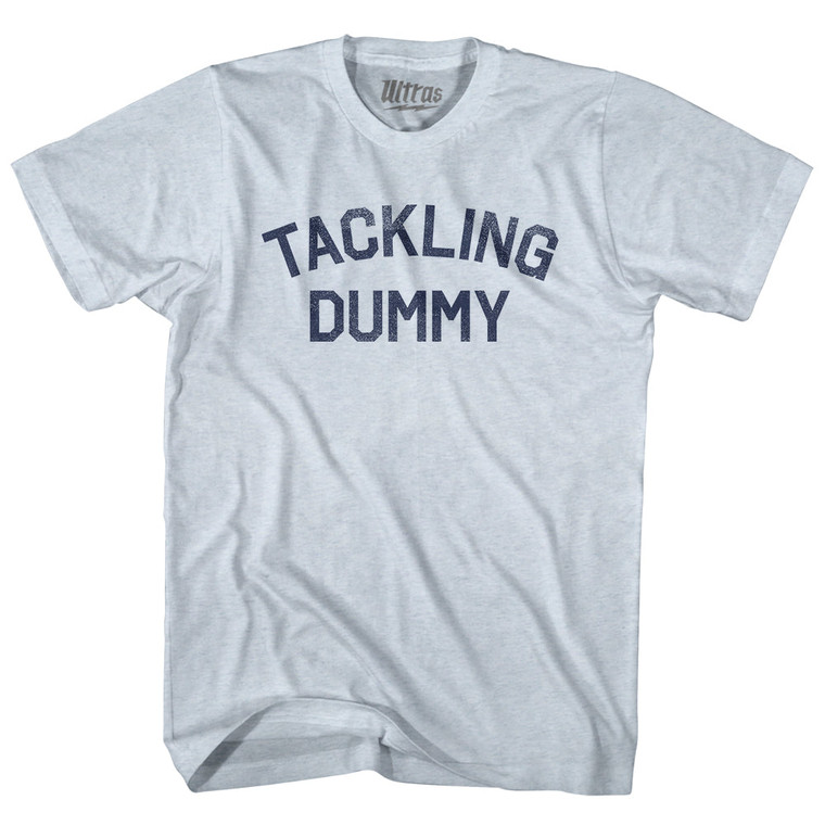 Tackling Dummy Adult Tri-Blend T-shirt-Athletic White