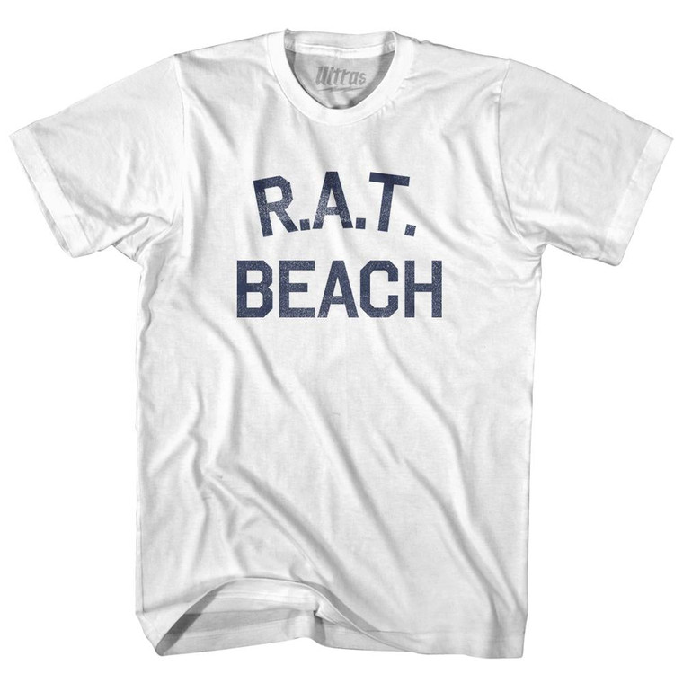 Rat Beach Youth Cotton T-Shirt - White