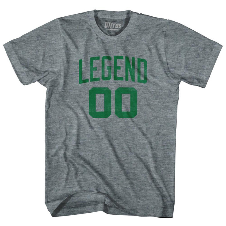 Legend 00 Adult Tri-Blend T-Shirt - Athletic Grey