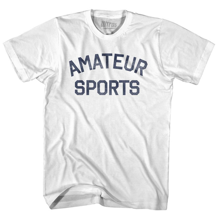 Amateur Sports Youth Cotton T-Shirt-White