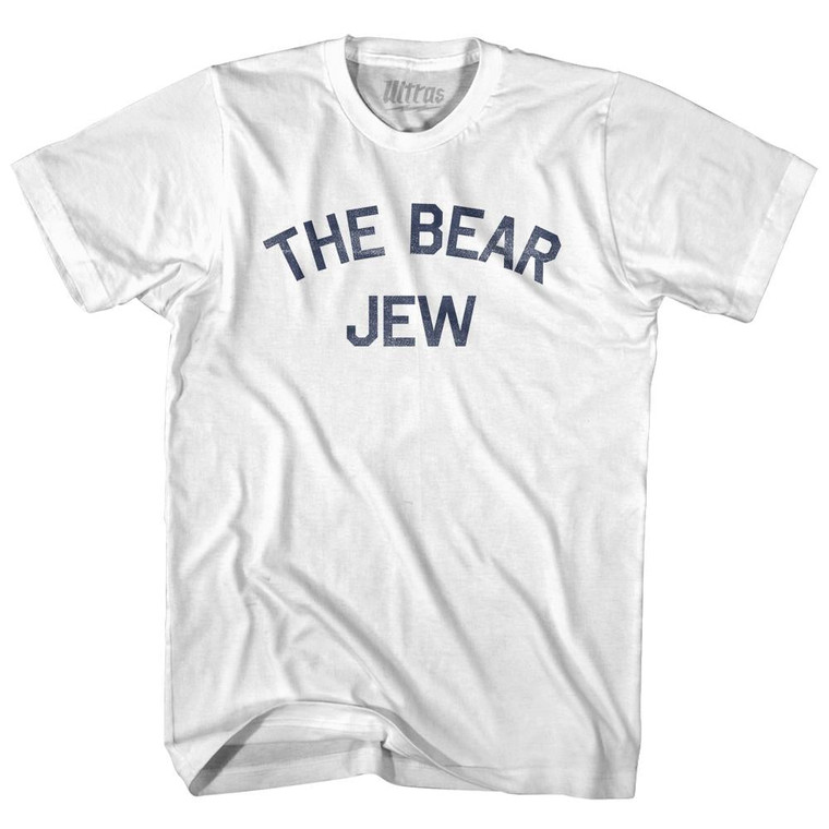 The Bear Jew Adult Cotton T-Shirt - White