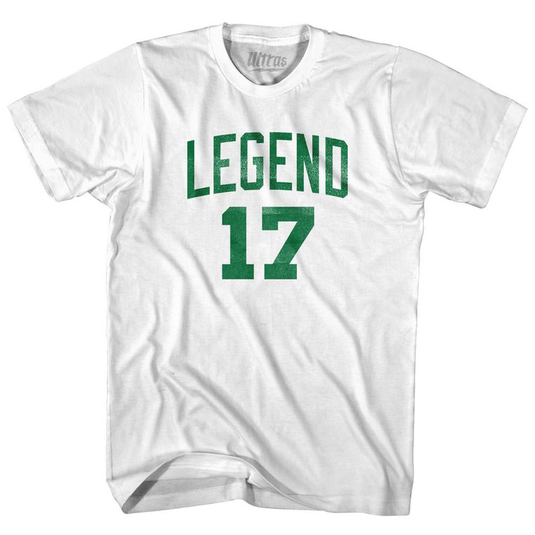 Legend 17 Womens Cotton Junior Cut T-Shirt - White