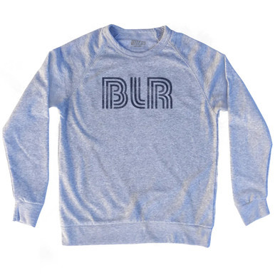Bangalore Airport BLR Adult Tri-Blend Sweatshirt - Heather Grey