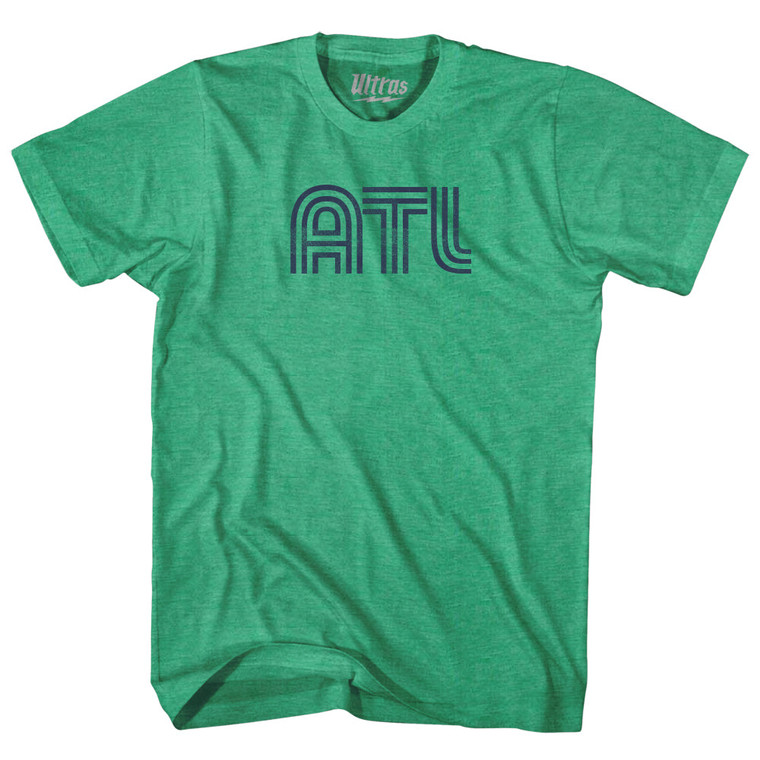 Atlanta Airport ATL Adult Tri-Blend T-shirt - Kelly