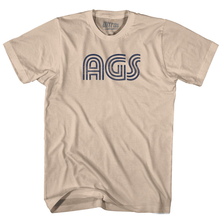 Augusta Airport AGS Adult Cotton T-shirt - Creme