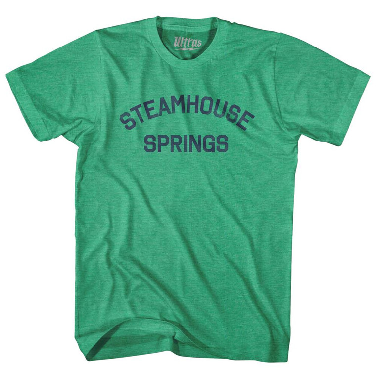 Steamhouse Springs Adult Tri-Blend T-Shirt - Kelly Green