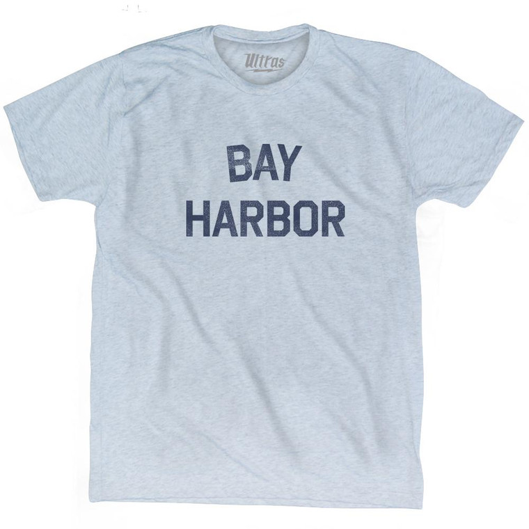 Bay Harbor Adult Tri-Blend T-Shirt - Athletic White