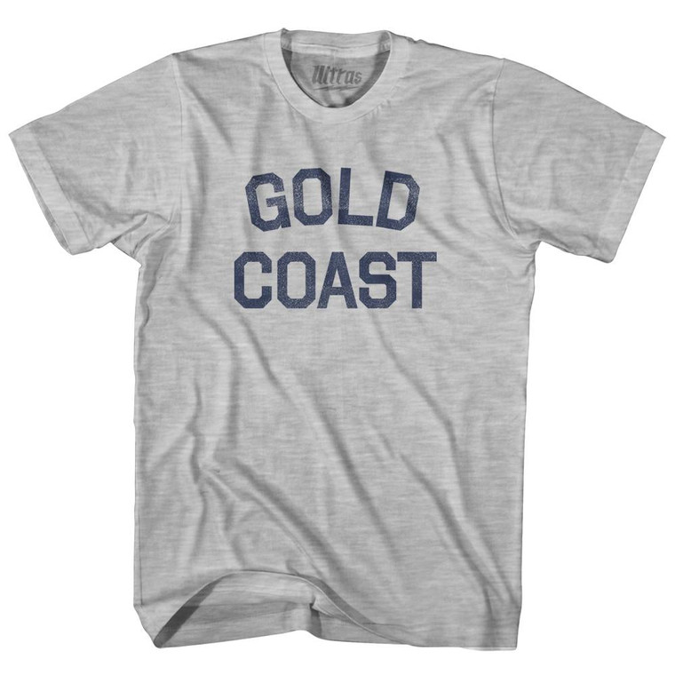 Gold Coast Adult Cotton T-Shirt - Grey Heather