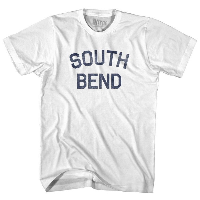 South Bend Womens Cotton Junior Cut T-Shirt - White