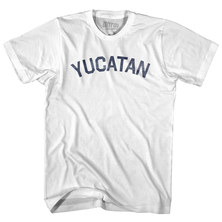 Yucatan Womens Cotton Junior Cut T-Shirt - White