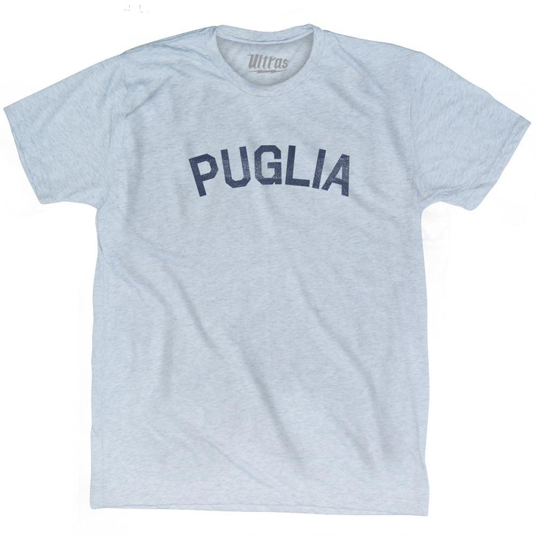 Puglia Adult Tri-Blend T-Shirt - Athletic White