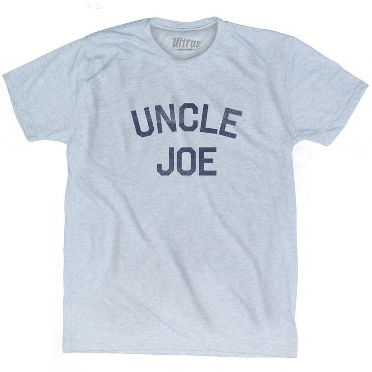 Uncle Joe Adult Tri-Blend Political City T-shirt - Athletic White