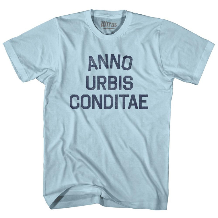 Anno Urbis Conditae Adult Cotton T-Shirt - Light Blue