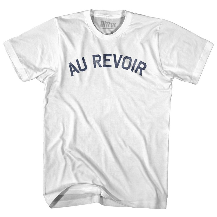 Au Revoir Womens Cotton Junior Cut T-Shirt - White