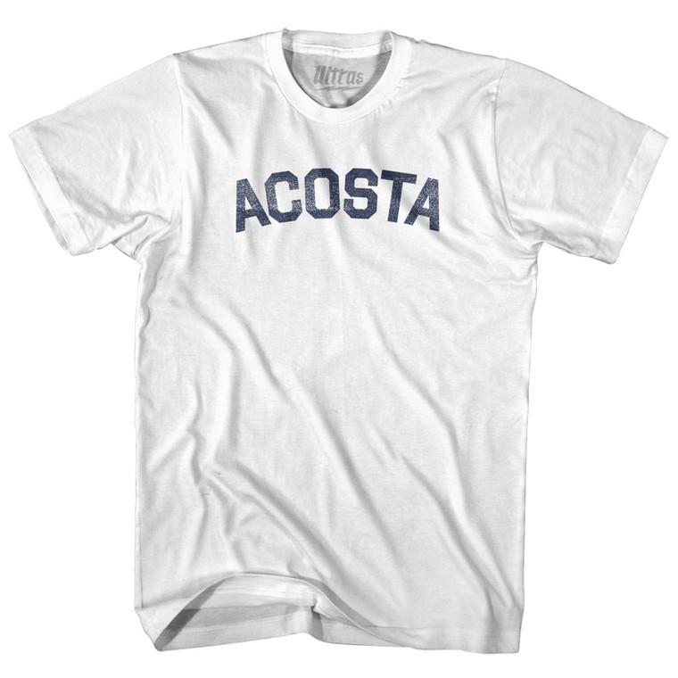 ACOSTA Womens Cotton Junior Cut T-Shirt - White