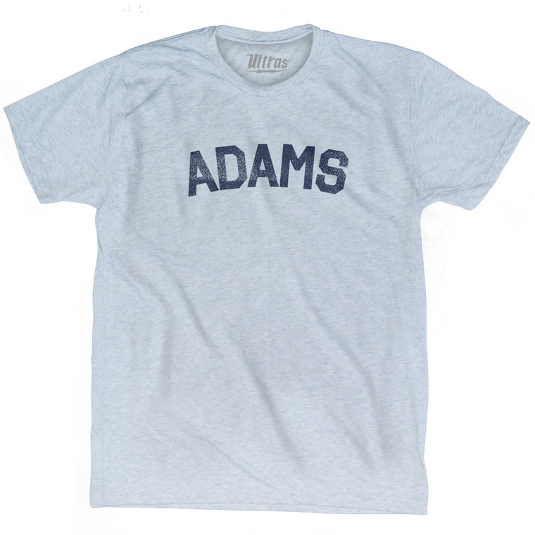 ADAMS Adult Tri-Blend T-shirt - Athletic White