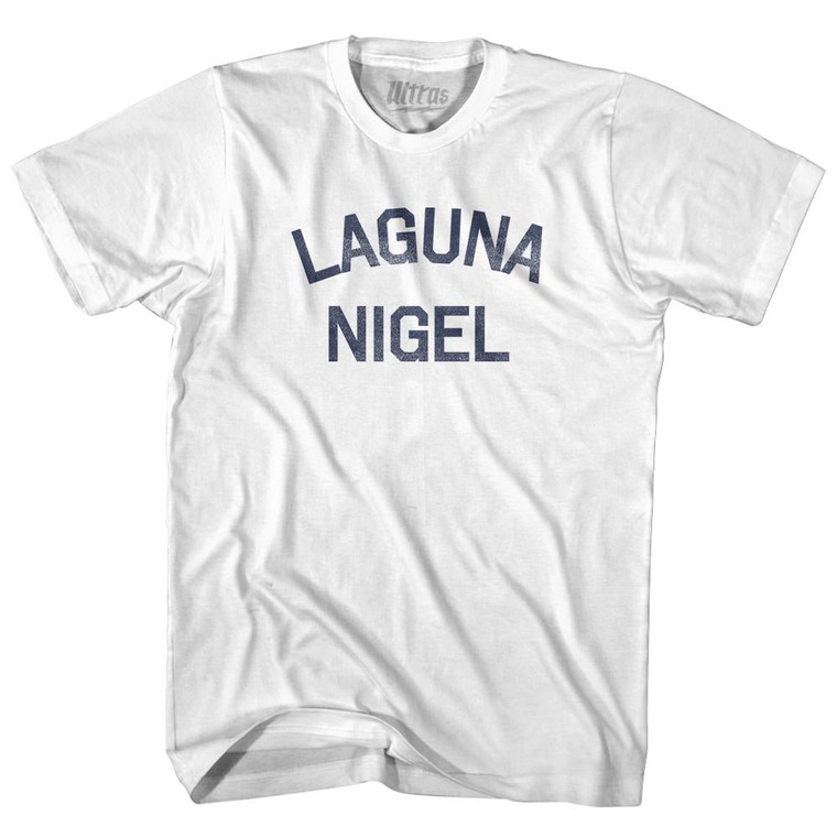 Laguna Nigel Adult Cotton T-Shirt-White