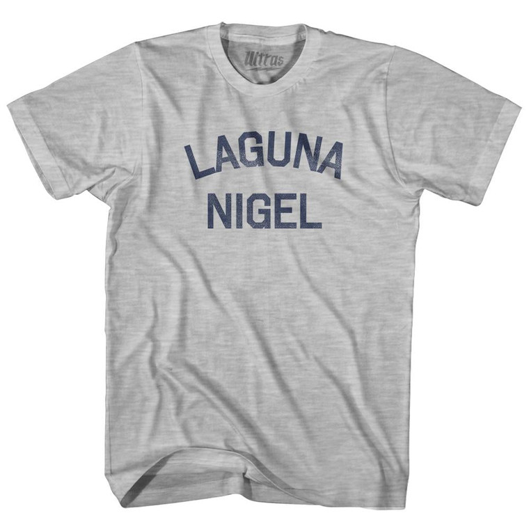 Laguna Nigel Adult Cotton T-Shirt - Grey Heather