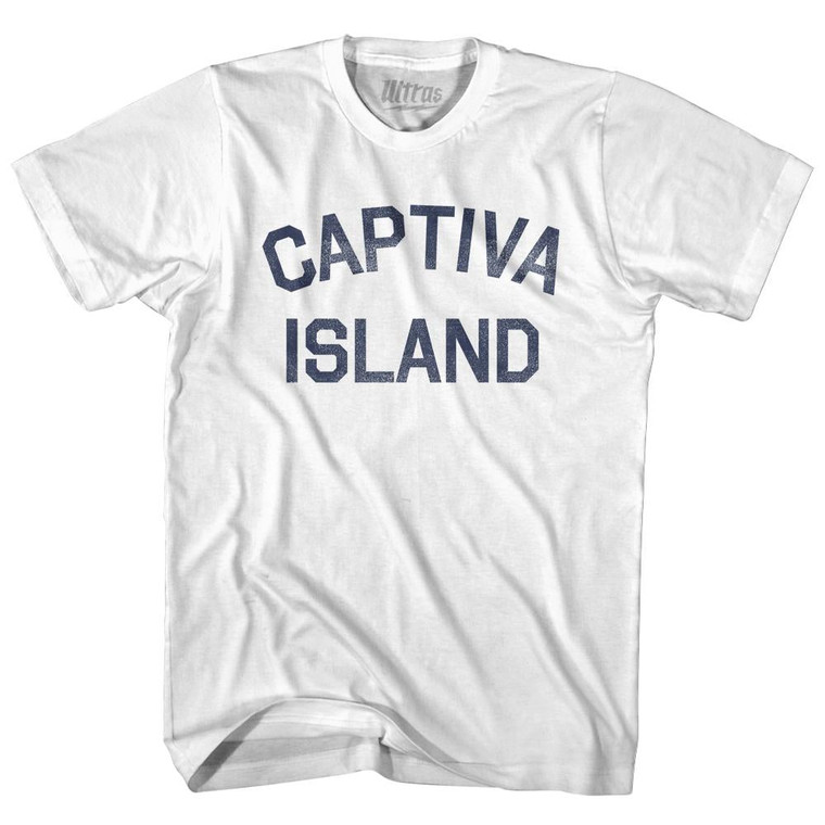 Captiva Island Womens Cotton Junior Cut T-Shirt - White