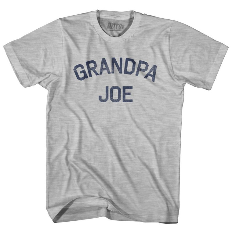 Grandpa Joe Adult Cotton T-Shirt - Grey Heather