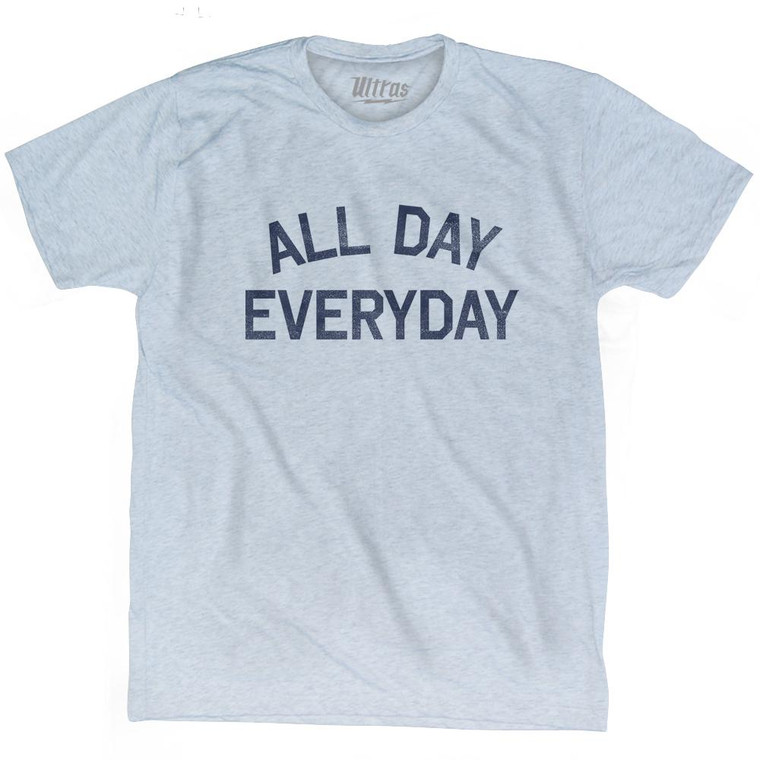 All Day Everyday Adult Tri-Blend T-Shirt - Athletic White