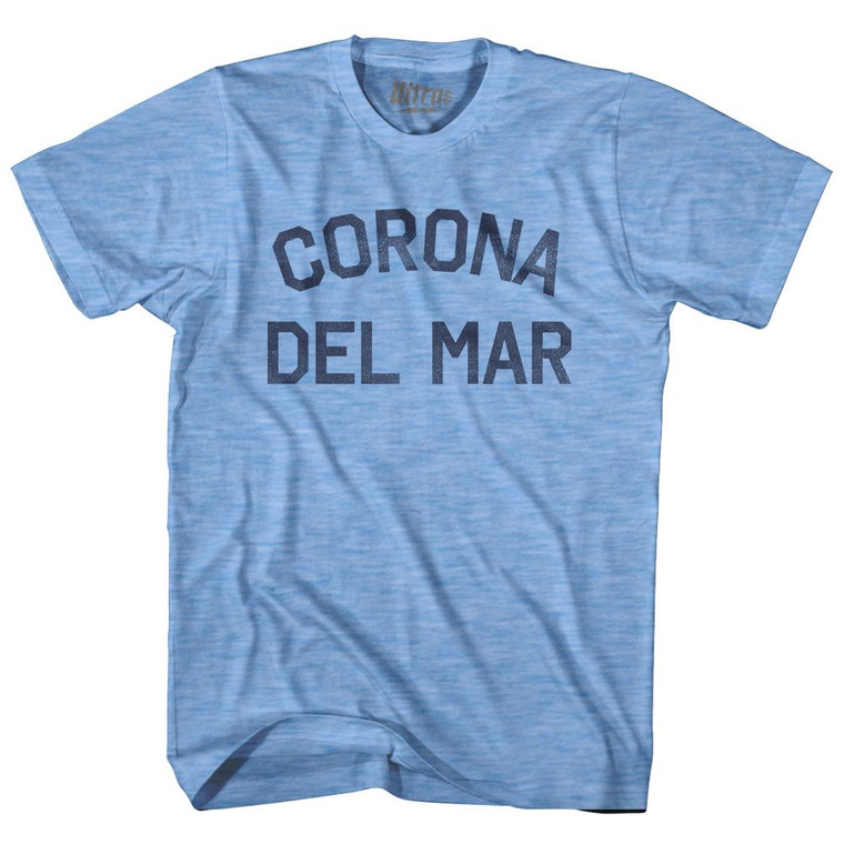 Corona Del Mar Adult Tri-Blend T-Shirt - Athletic Blue