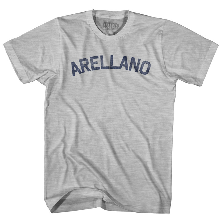 ARELLANO Adult Cotton T-shirt - Grey Heather