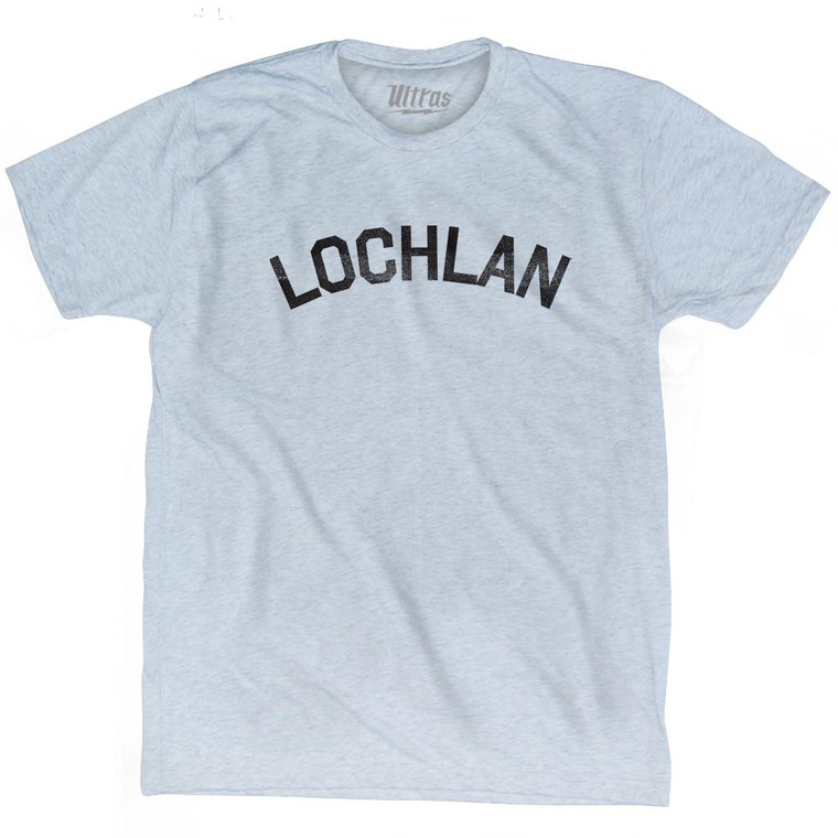 Lochlan Adult Tri-Blend T-Shirt - Athletic White