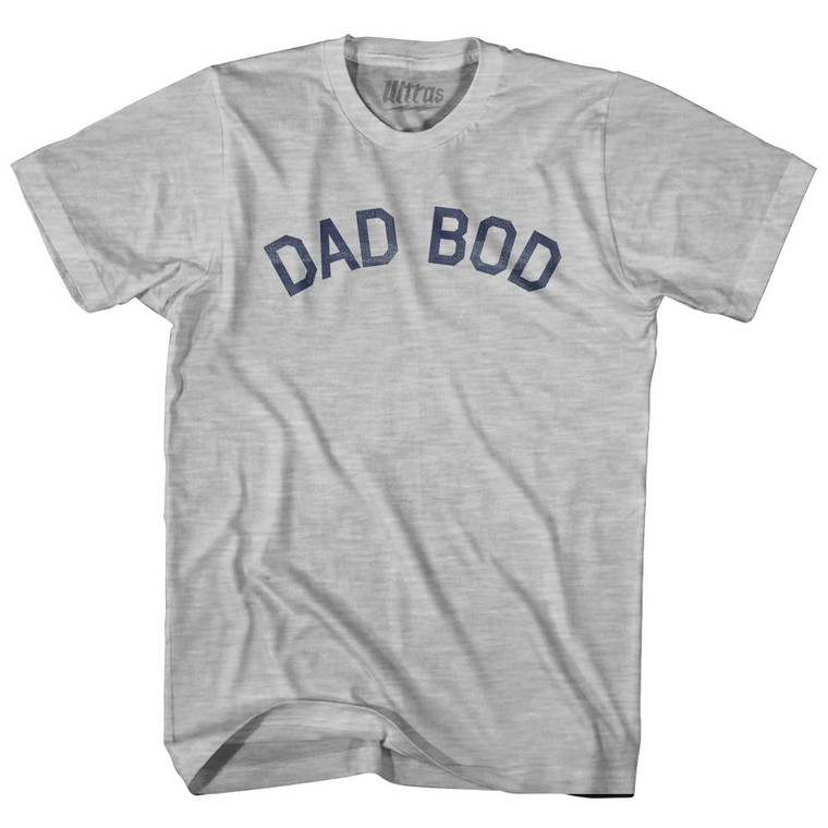 Dad Bod Youth Cotton T-Shirt - Grey Heather
