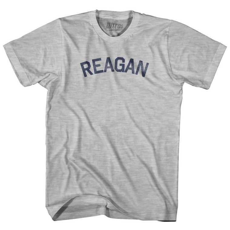 Reagan Womens Cotton Junior Cut T-Shirt - Grey Heather