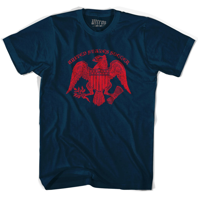 United States Soccer Eagle T-shirt New - Navy