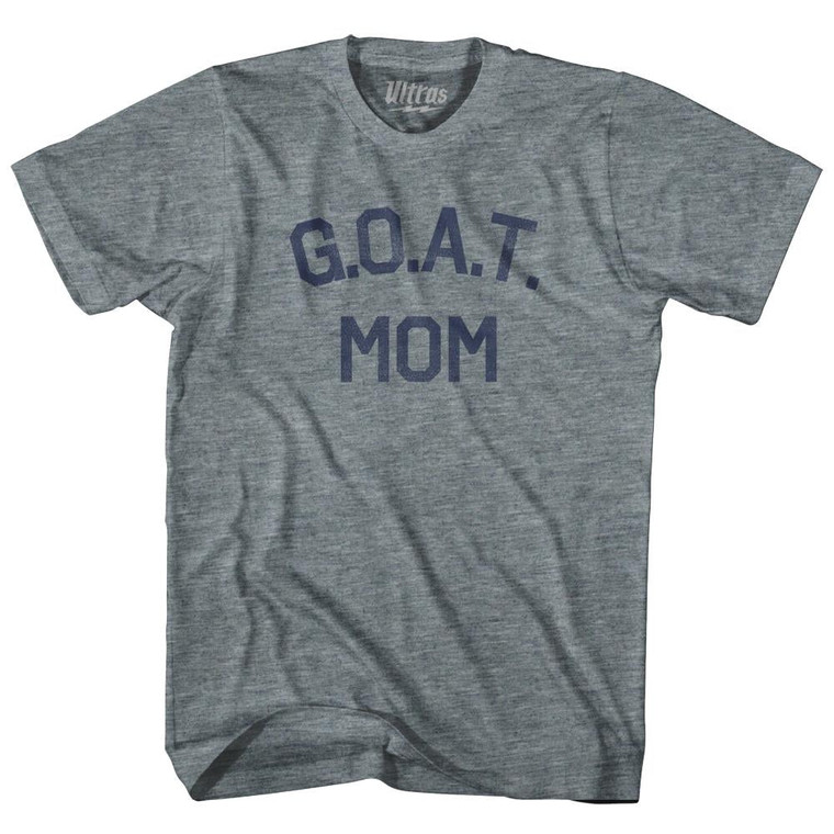 G.O.A.T (GOAT) Mom Youth Tri-Blend T-shirt-Athletic Grey