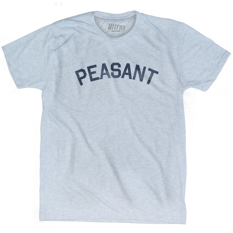 Peasant Adult Tri-Blend T-shirt-Athletic White