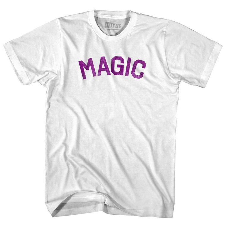 Magic Womens Cotton Junior Cut T-Shirt - White