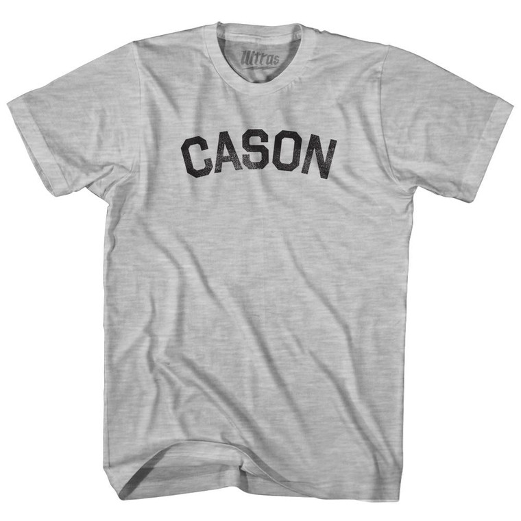 Cason Womens Cotton Junior Cut T-Shirt-Grey Heather
