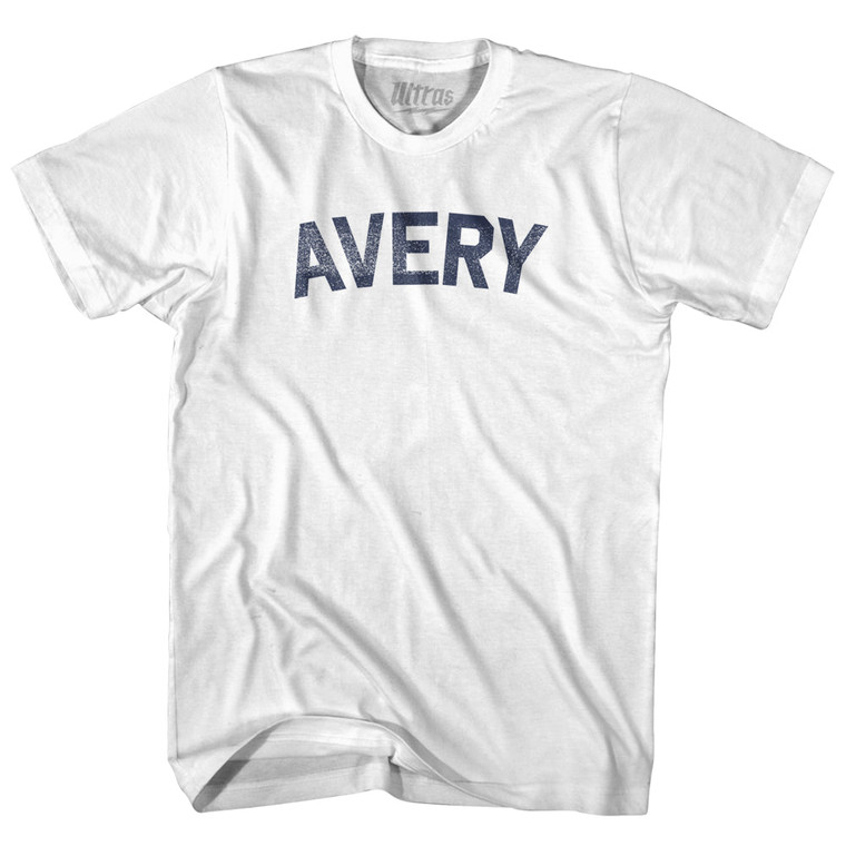AVERY Womens Cotton Junior Cut T-Shirt - White