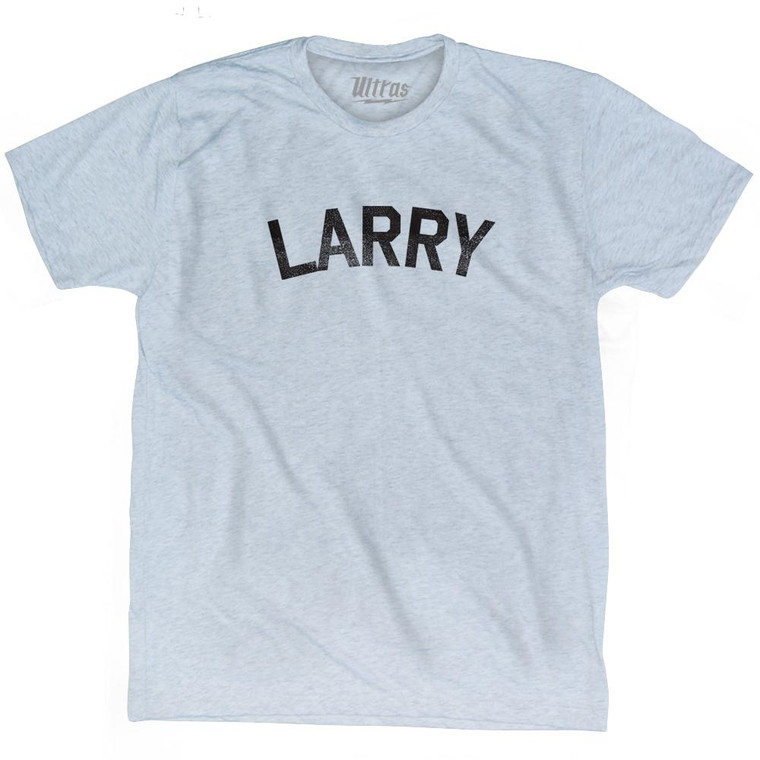 Larry Adult Tri-Blend T-shirt - Athletic White