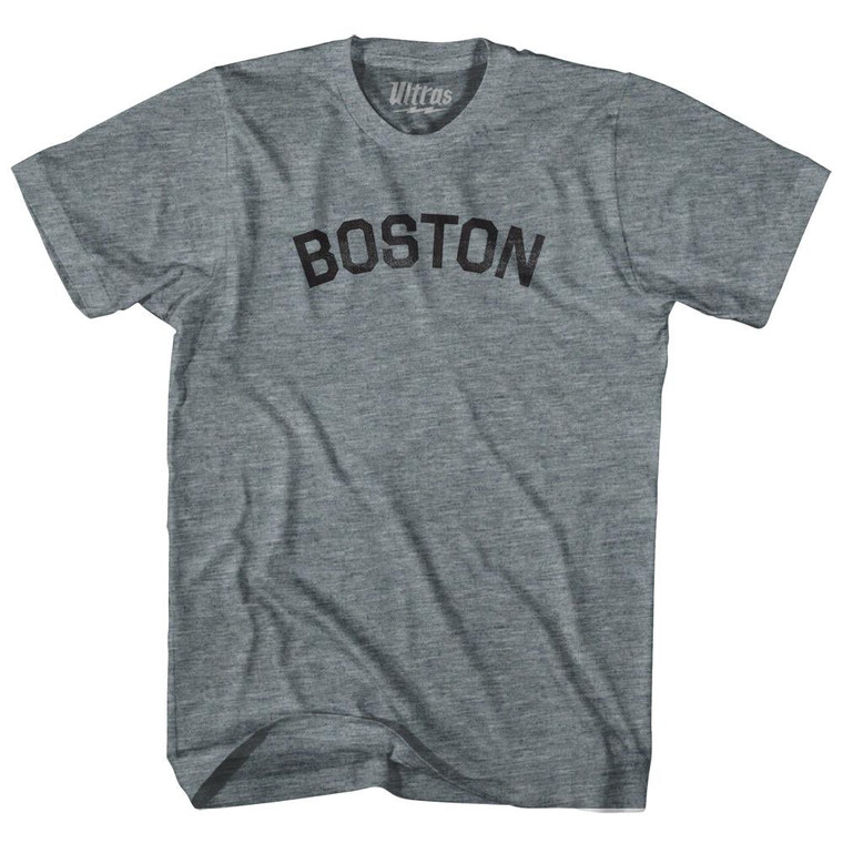 Boston Adult Tri-Blend T-shirt - Athletic Grey