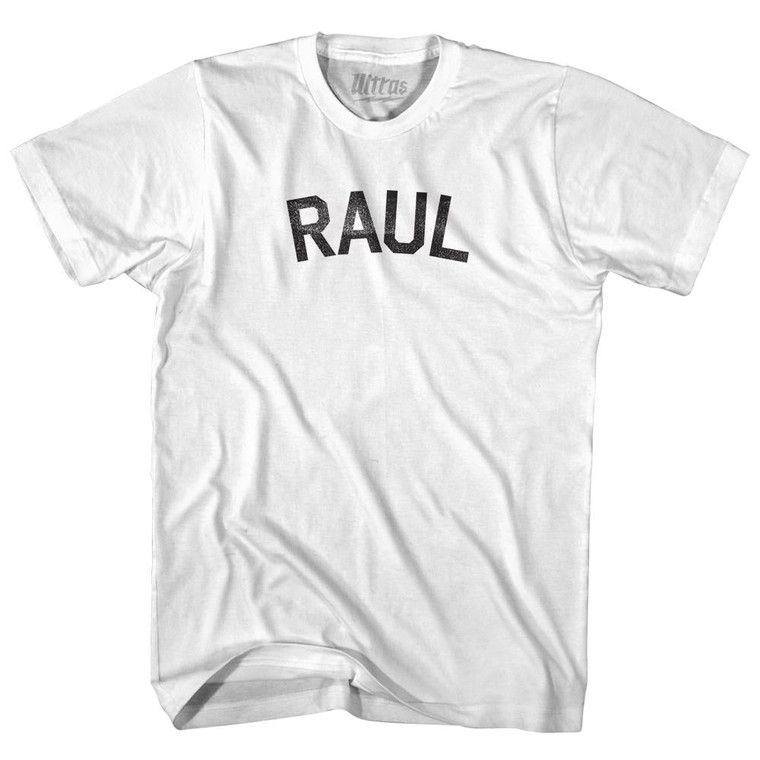 Raul Adult Cotton T-shirt - White